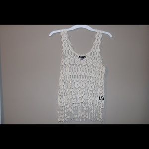 white see through crop top